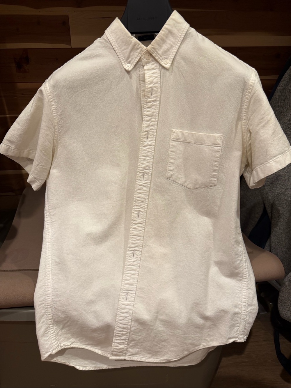 J. Crew - Slim Fit Men's Short Sleeve Button-Down Shirt in White